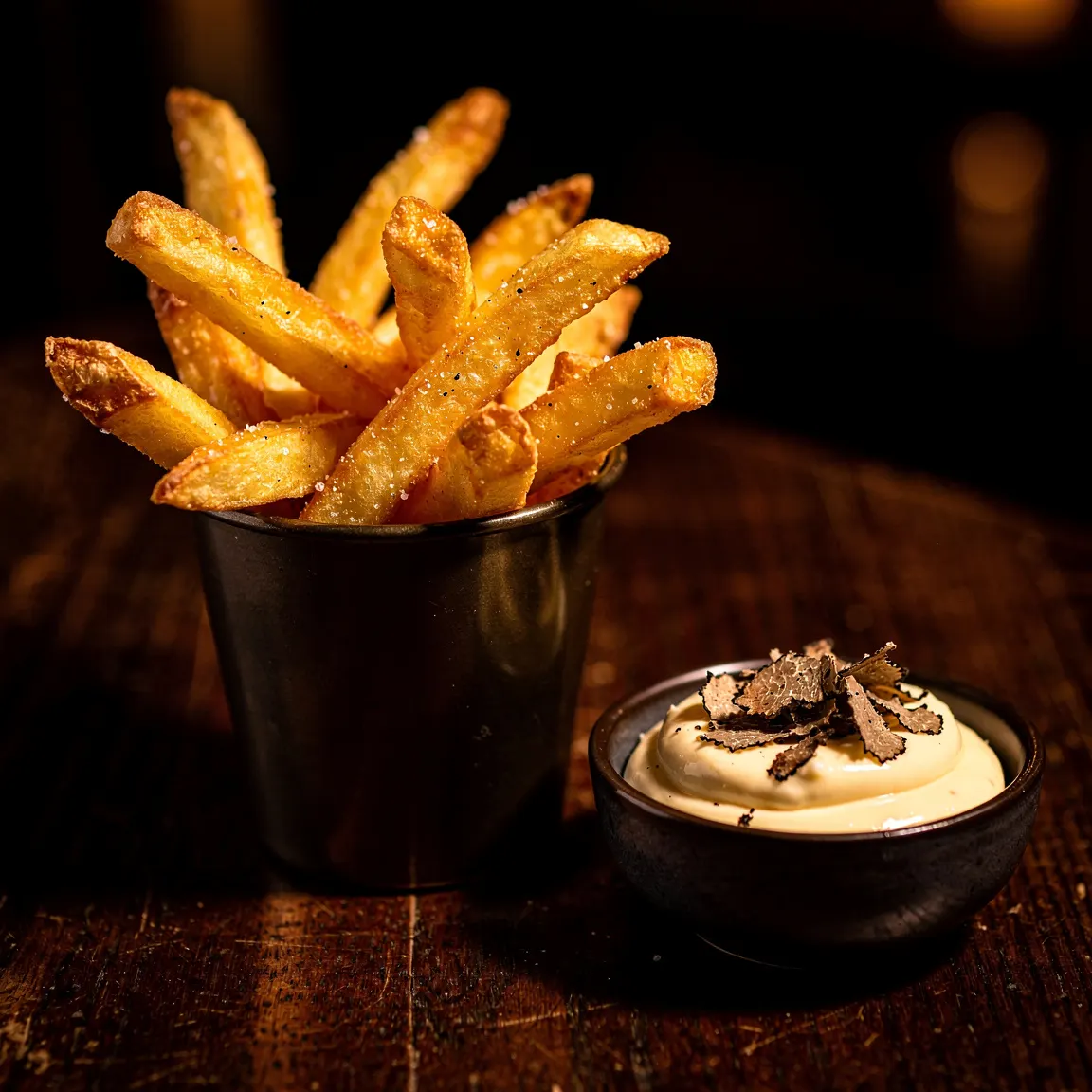 Fries mit Trüffelmayo