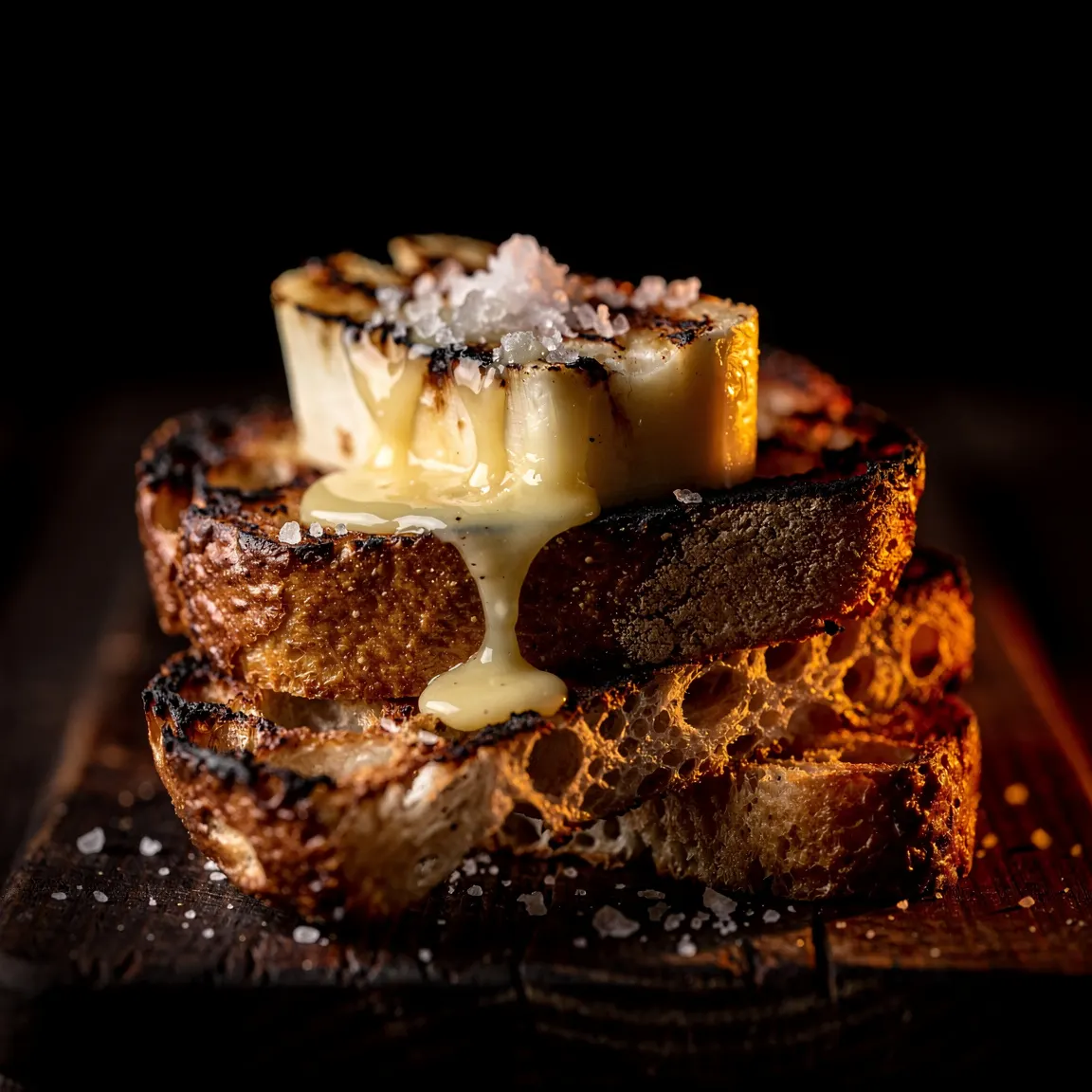 Glutbrot mit Knochenmarkbutter